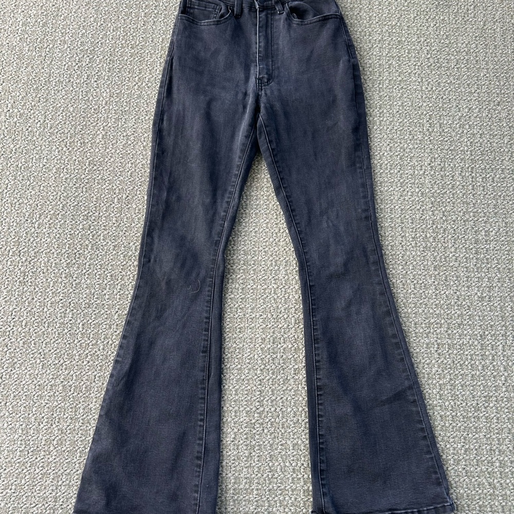 Black Flare Wide Leg Jeans Timeless Style